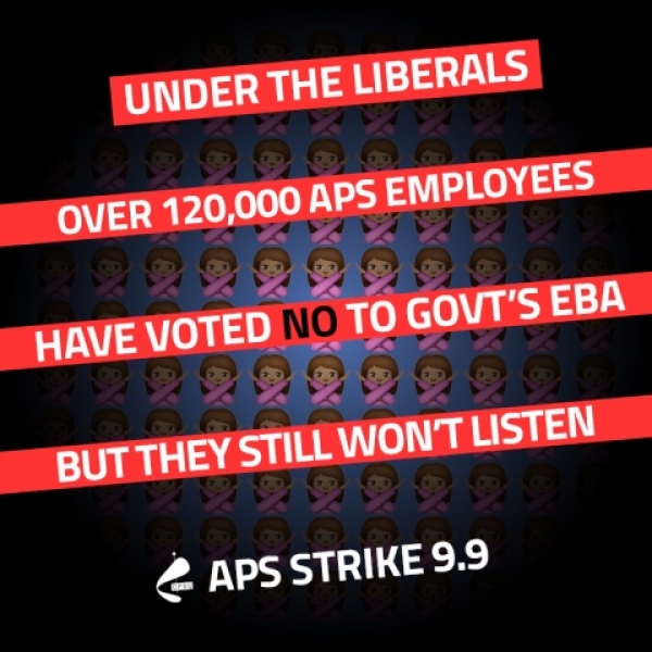 Australia : Turnbull Gvt's Bairgaining  Failures to Blame as 24-hr strike hits