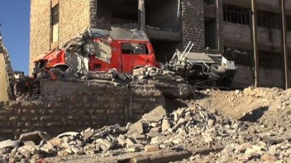 Russian planes bomb Aleppo as Syrian army begins assault